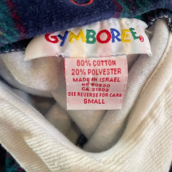 Vintage Gymboree Plaid Holiday Dress. embroidered Collar. Velvet. Size Small - Picture 3 of 3